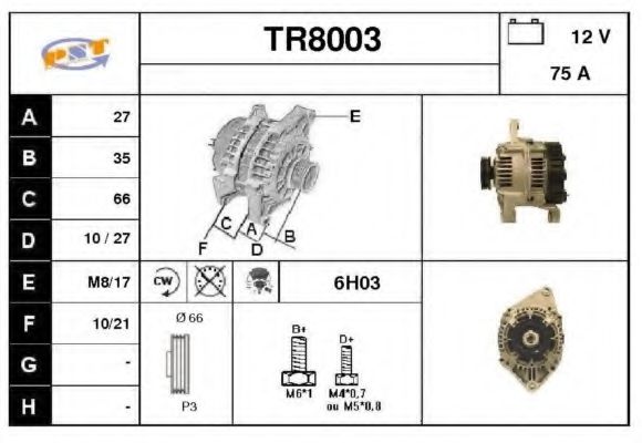 SNRA TR8003