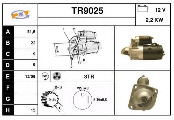 SNRA TR9025