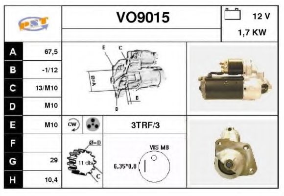 SNRA VO9015