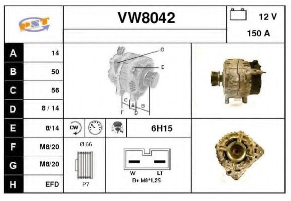 SNRA VW8042