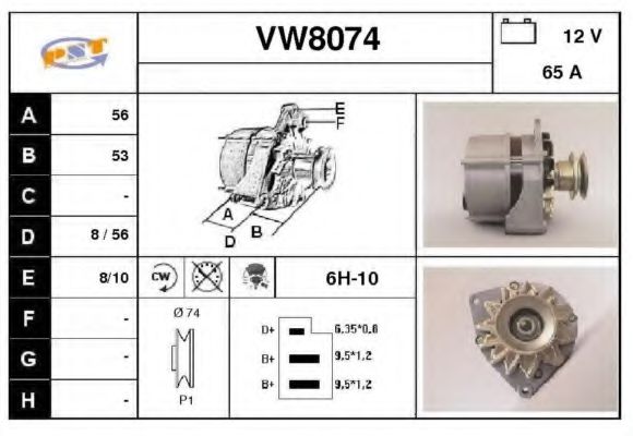 SNRA VW8074