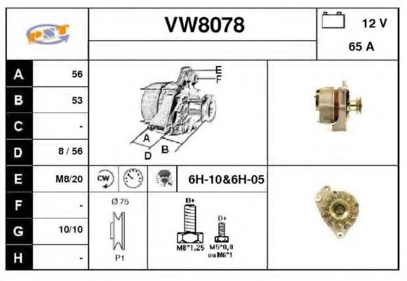 SNRA VW8078