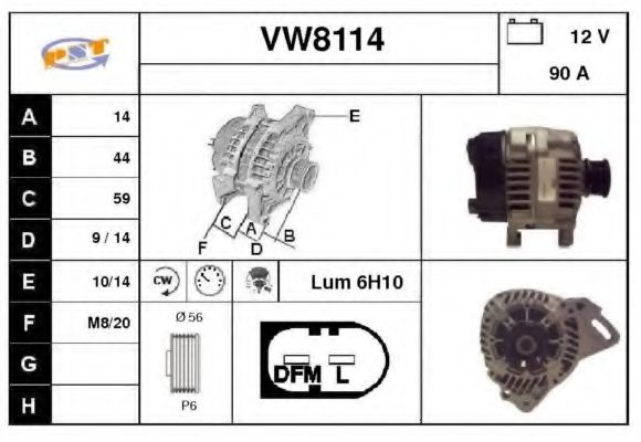 SNRA VW8114