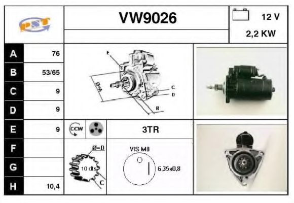 SNRA VW9026