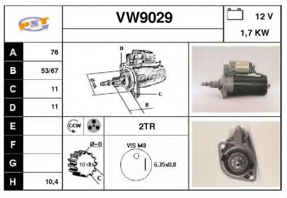 SNRA VW9029