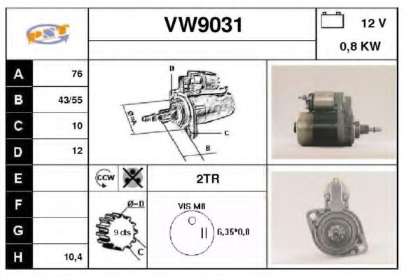 SNRA VW9031