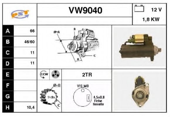 SNRA VW9040