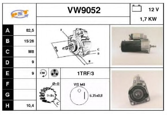 SNRA VW9052