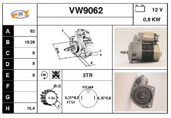 SNRA VW9062 SNRA VW9062