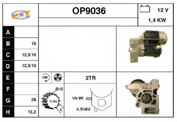 SNRA OP9036