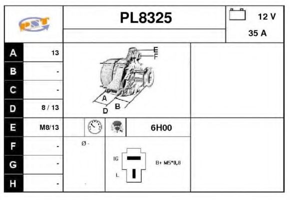 SNRA PL8325 SNRA PL8325