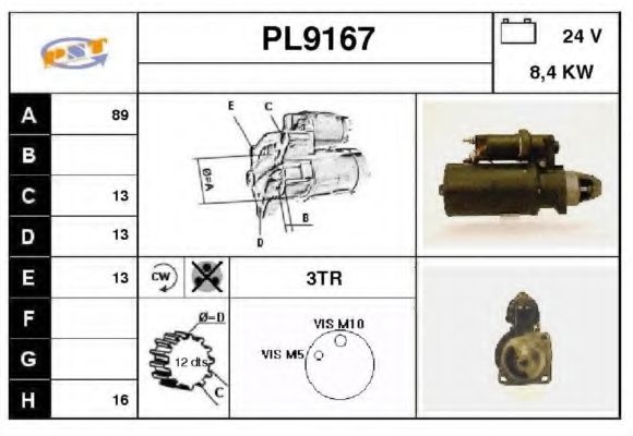 SNRA PL9167 SNRA PL9167