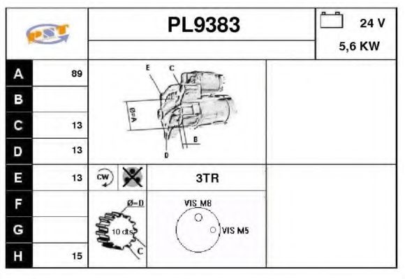 SNRA PL9383