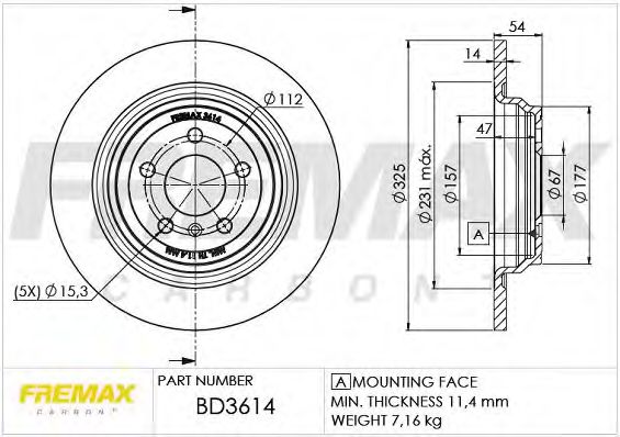FREMAX BD-3614