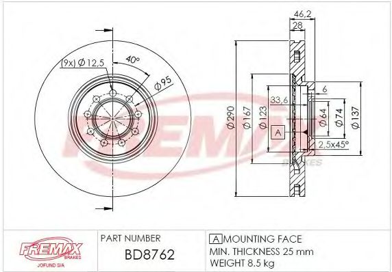 FREMAX BD-8762