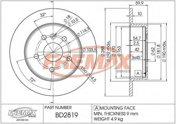 FREMAX BD-2819