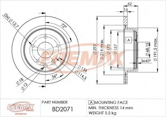 FREMAX BD-2071