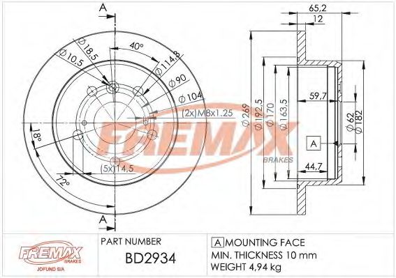 FREMAX BD-2934