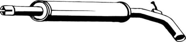 Средний глушитель выхлопных газов ASMET 03.094 Средний глушитель выхлопных газов ASMET 03.094