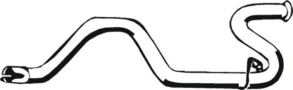 Труба выхлопного газа ASMET 07.085 Труба выхлопного газа ASMET 07.085