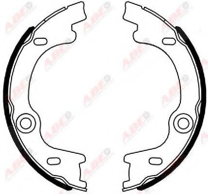 Комплект тормозных колодок, стояночная тормозная система ABE C00333ABE Комплект тормозных колодок, стояночная тормозная система ABE C00333ABE