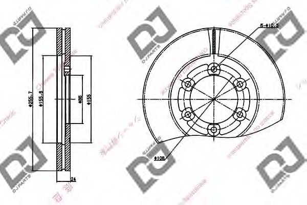 DJ PARTS BD1254 DJ PARTS BD1254