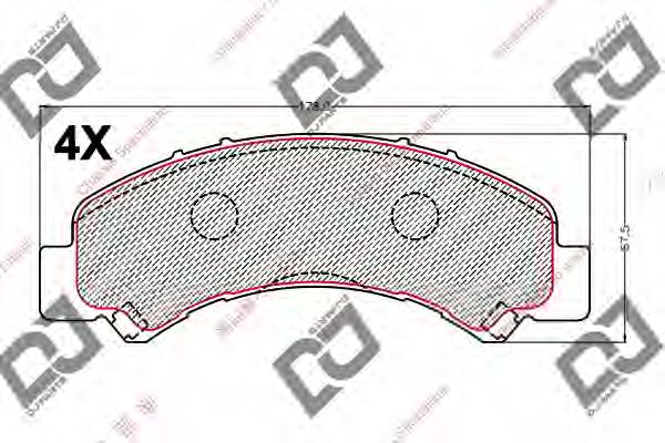 DJ PARTS BP2198 DJ PARTS BP2198