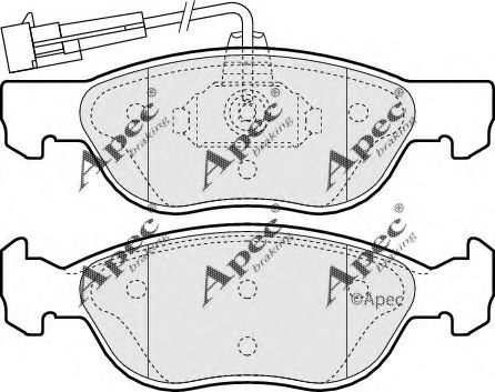 APEC braking PAD1053