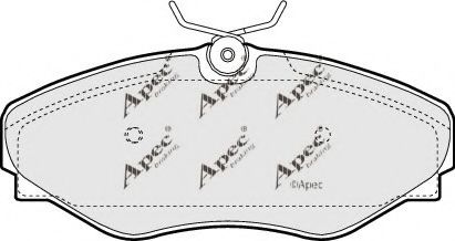 APEC braking PAD1272