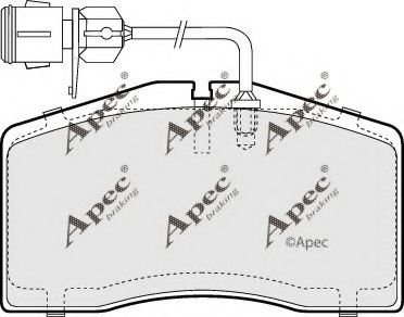 APEC braking PAD1296