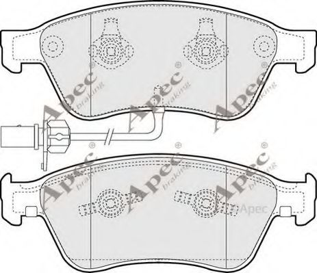 APEC braking PAD1349
