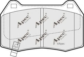 APEC braking PAD1368