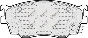 APEC braking PAD1383