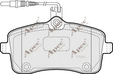 APEC braking PAD1417