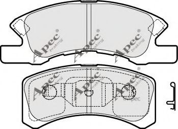 APEC braking PAD1625