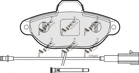 APEC braking PAD1627