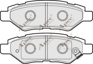 APEC braking PAD1636