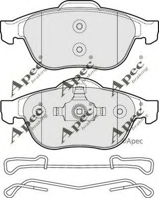APEC braking PAD1685