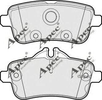 APEC braking PAD1929 APEC braking PAD1929