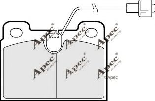 APEC braking PAD393