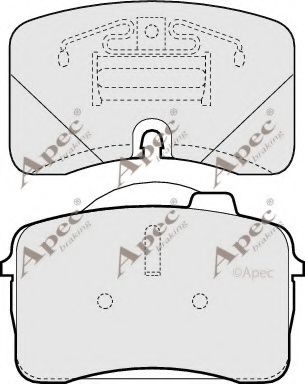 APEC braking PAD681