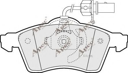 APEC braking PAD1182