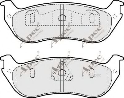 APEC braking PAD1211
