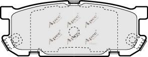 APEC braking PAD1236