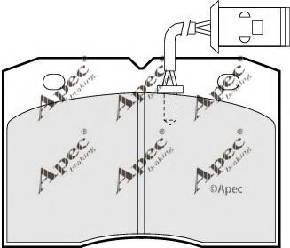 APEC braking PAD740