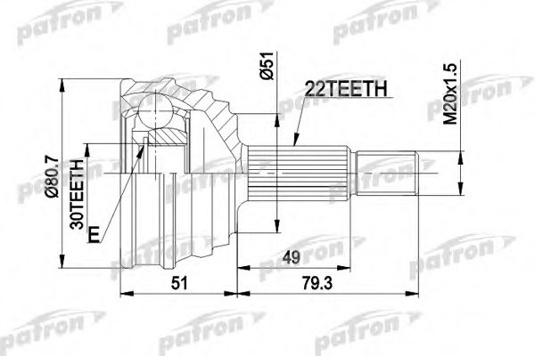 PATRON PCV1049 PATRON PCV1049