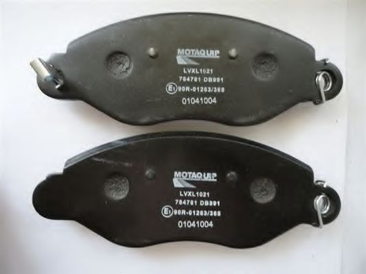 Комплект тормозных колодок, дисковый тормоз MOTAQUIP LVXL1021 Комплект тормозных колодок, дисковый тормоз MOTAQUIP LVXL1021