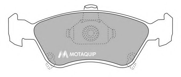 Комплект тормозных колодок, дисковый тормоз MOTAQUIP LVXL253 Комплект тормозных колодок, дисковый тормоз MOTAQUIP LVXL253
