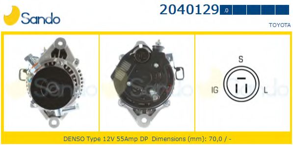 SANDO 2040129.0 SANDO 2040129.0