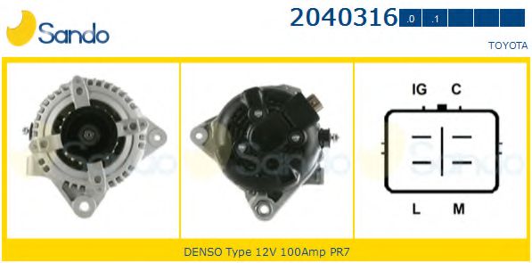 SANDO 2040316.0 SANDO 2040316.0